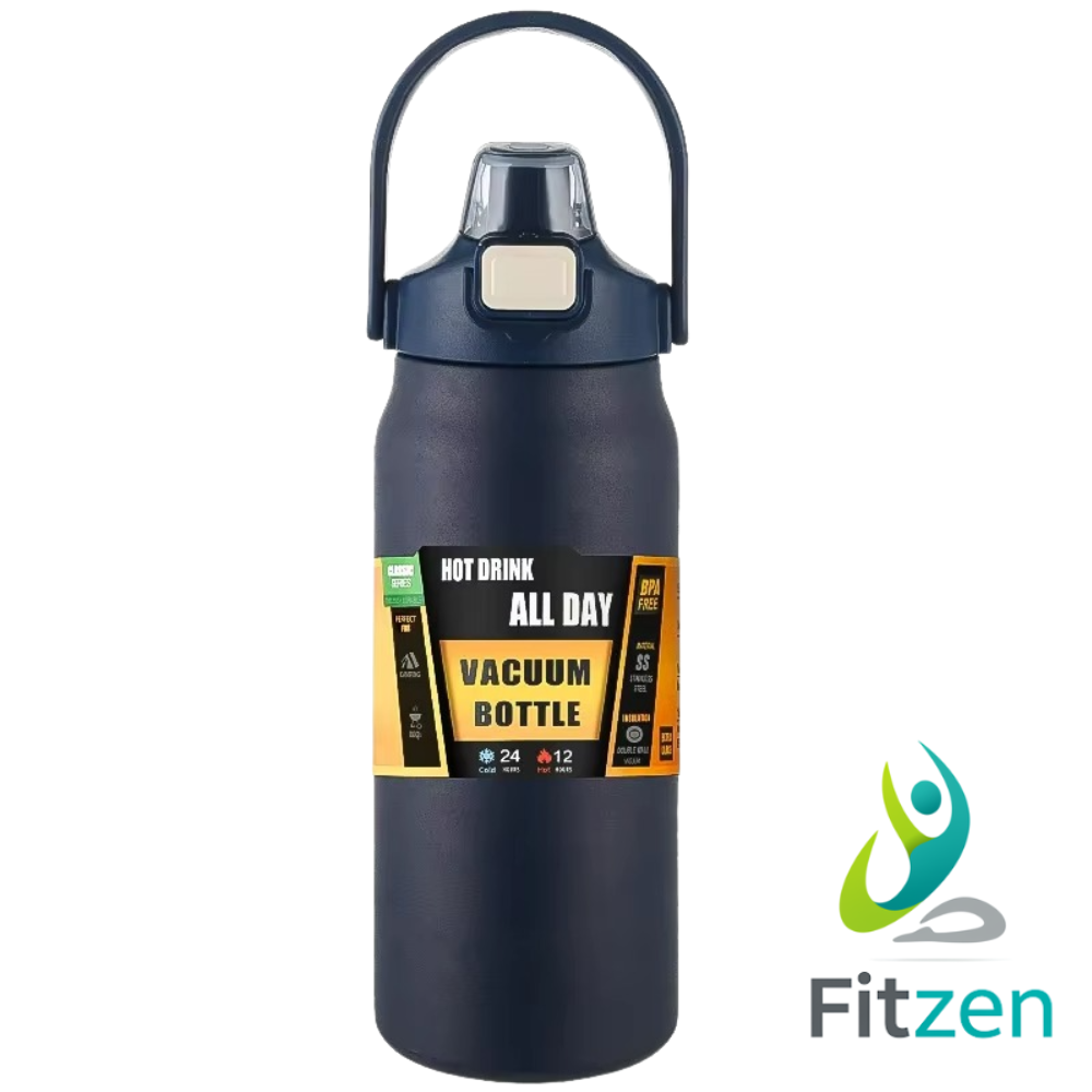 Borraccia Termica  in Acciaio Inossidabile con Cannuccia | Isolamento 24h Freddo/8h Caldo | Thermos Sportivo Portatile