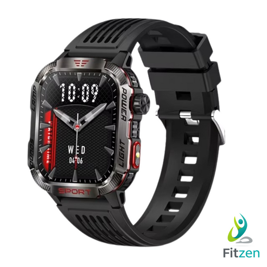 Smartwatch Militare Uomo con GPS, Torcia, Bussola, Bluetooth, Impermeabile – Sport & Outdoor